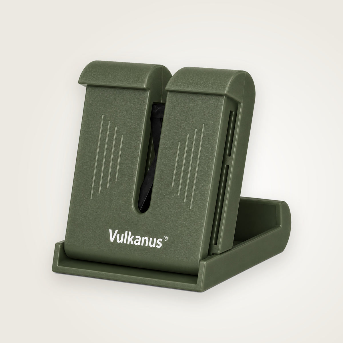 Vulkanus Basic Taschen-Messerschärfer in Deep Moss