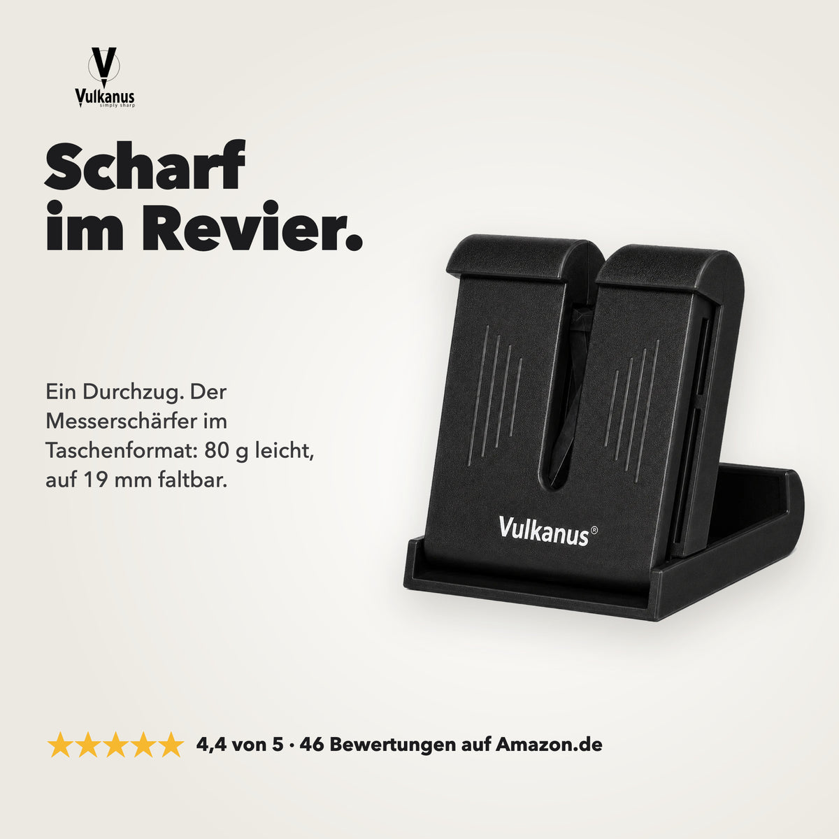 Vulkanus Basic in Schwarz: Scharf im Revier, 4,4 von 5 Sternen auf Amazon.de