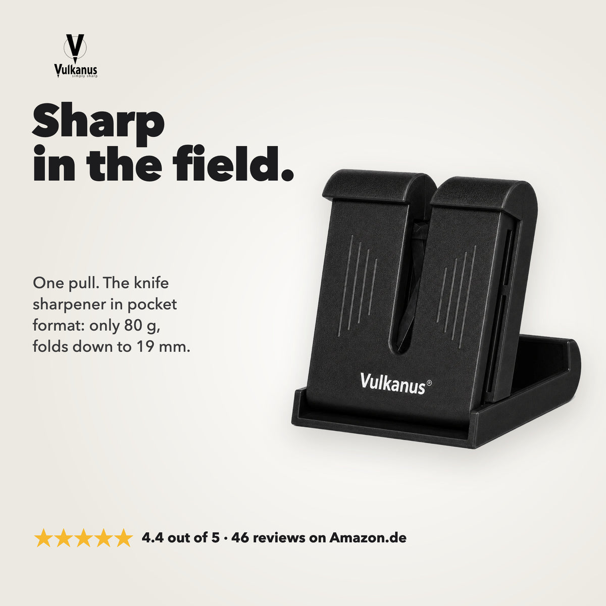 Vulkanus Basic in black: sharp in the field, rated 4.4 out of 5 on Amazon.de